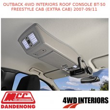OUTBACK 4WD INTERIORS ROOF CONSOLE BT-50 FREESTYLE CAB (EXTRA CAB) 2007-09/11